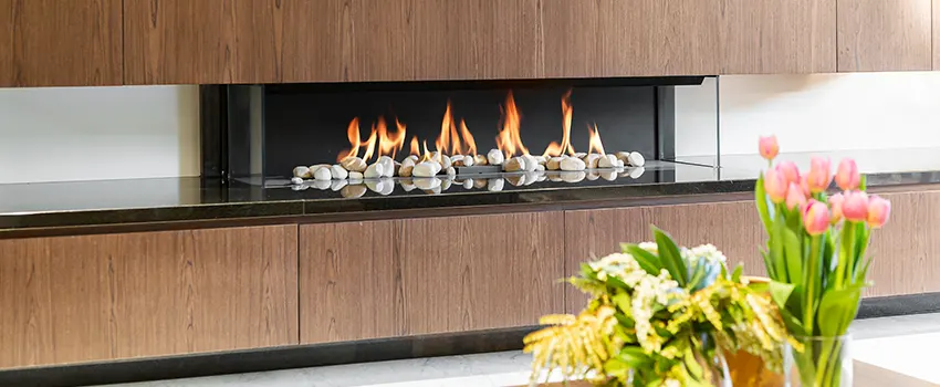 Double-height Fireplace Design Refurbishment in Eagan, Minnesota