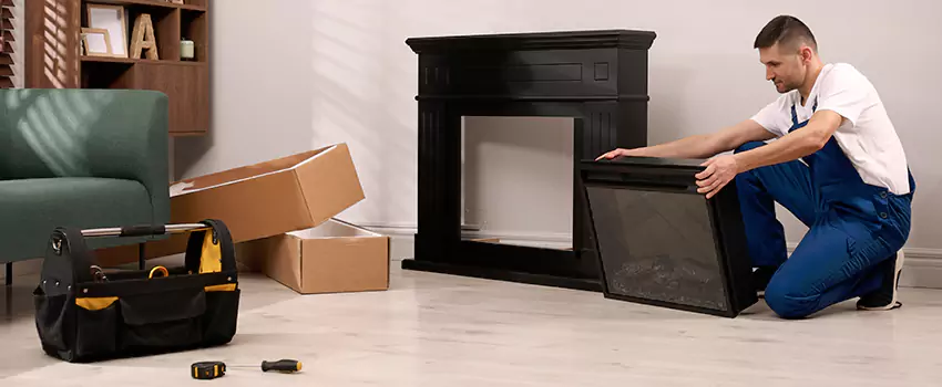 Old Rusted Metal Fireplace Repair And Replacement in Eagan, MN